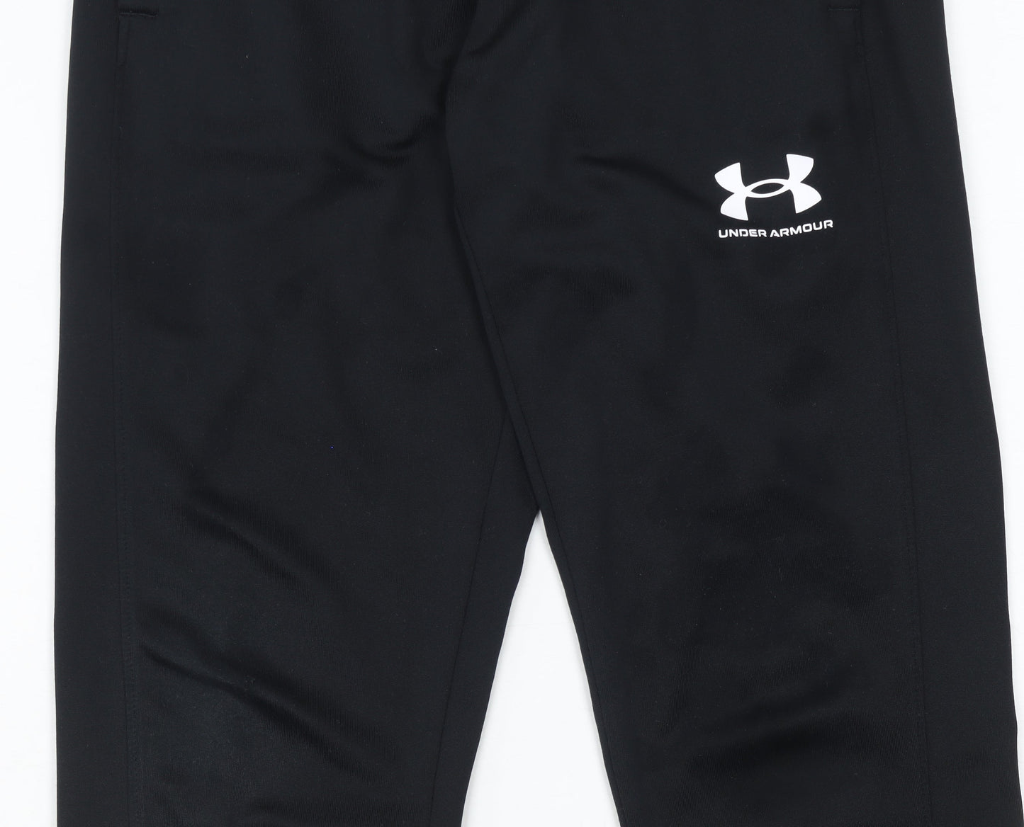 Under Armour Boys Black S Jogger Trousers with Elastic Waist and Pockets