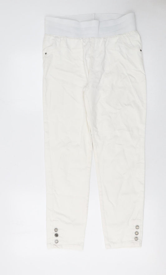 FREE/QUENT Women’s White Jegging Style Slim Fit Trousers Size S