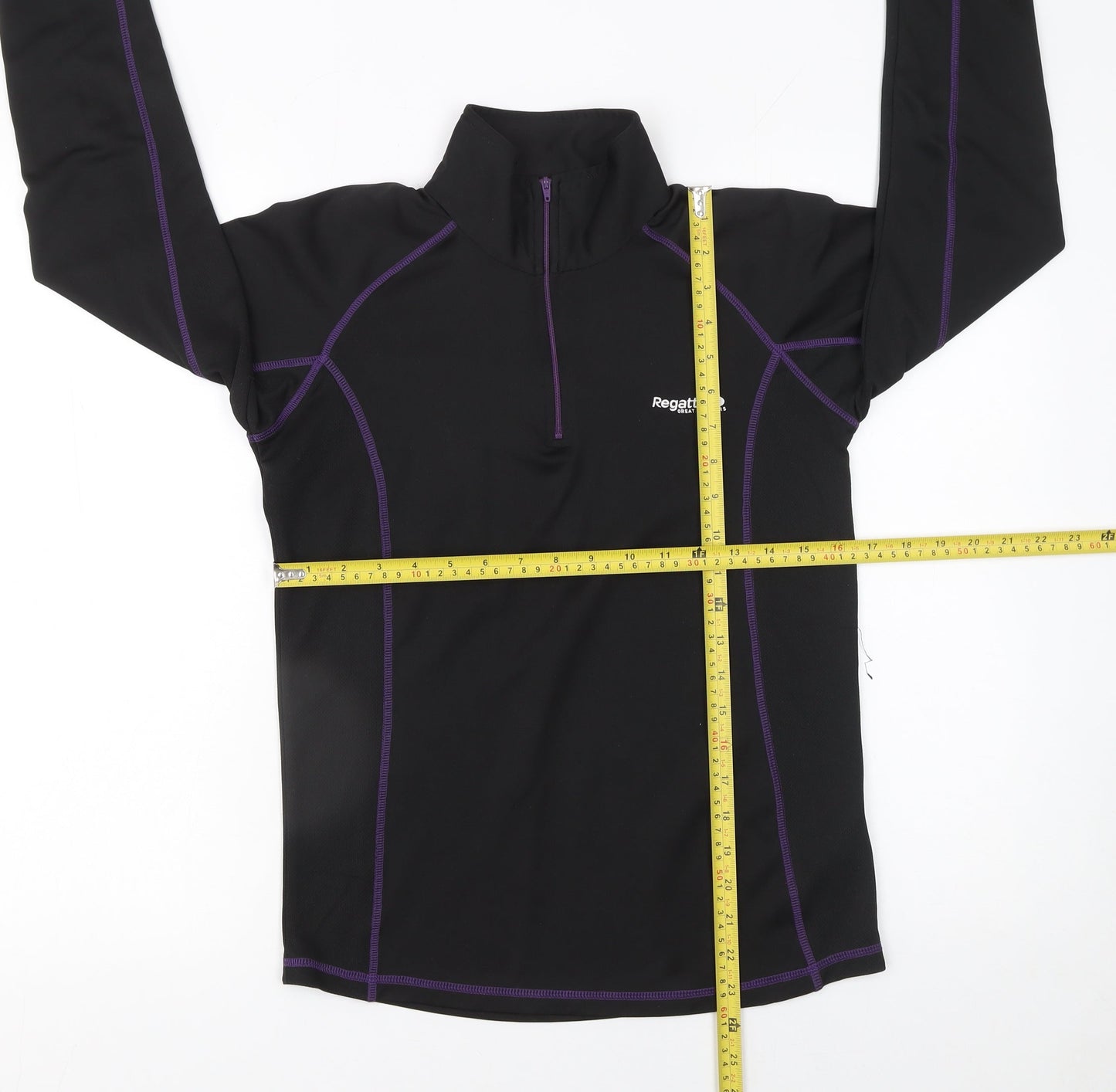 Regatta Women’s Black 1/4 Zip Xert Performance Sweatshirt UK 10