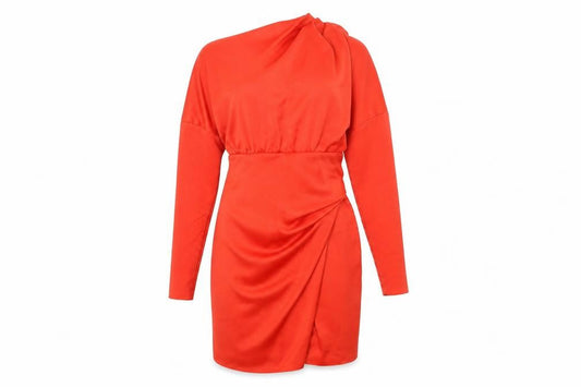 ASOS DESIGN Women’s Red One Shoulder Bodycon Party Dress Size 10