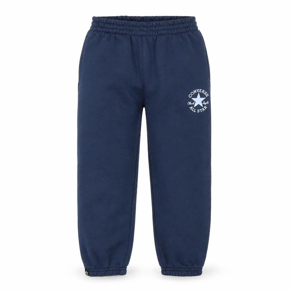 Converse Boys Blue Jogger Sweatpants 5-6 Years Fleece Elastic Waist