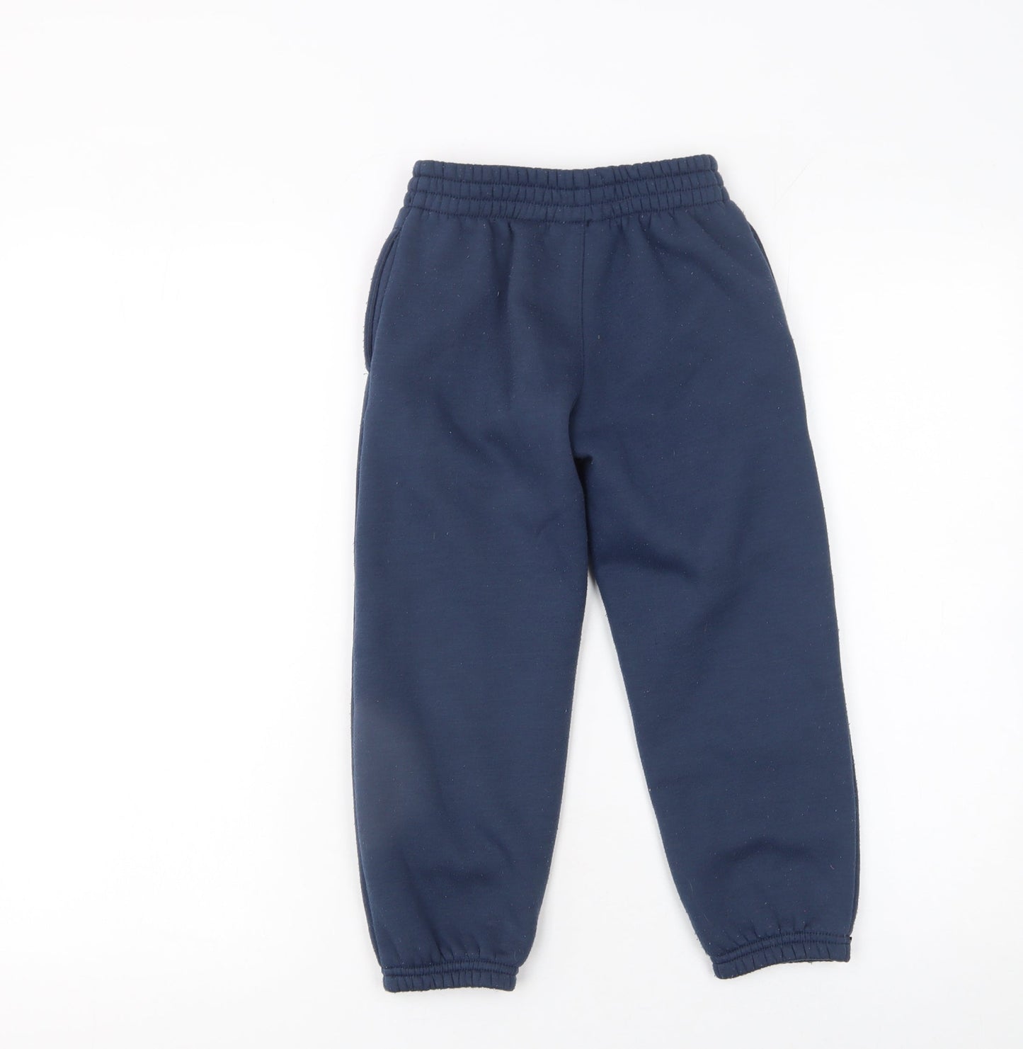 Converse Boys Blue Jogger Sweatpants 5-6 Years Fleece Elastic Waist