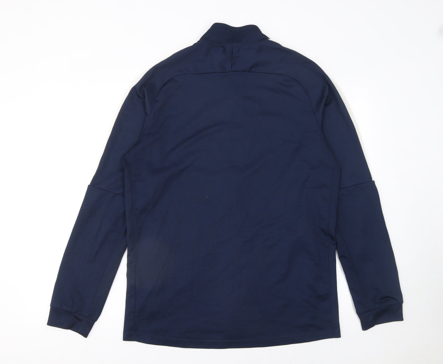 Nike Men's Blue Dri-FIT Track Jacket Size L Full Zip Athletic