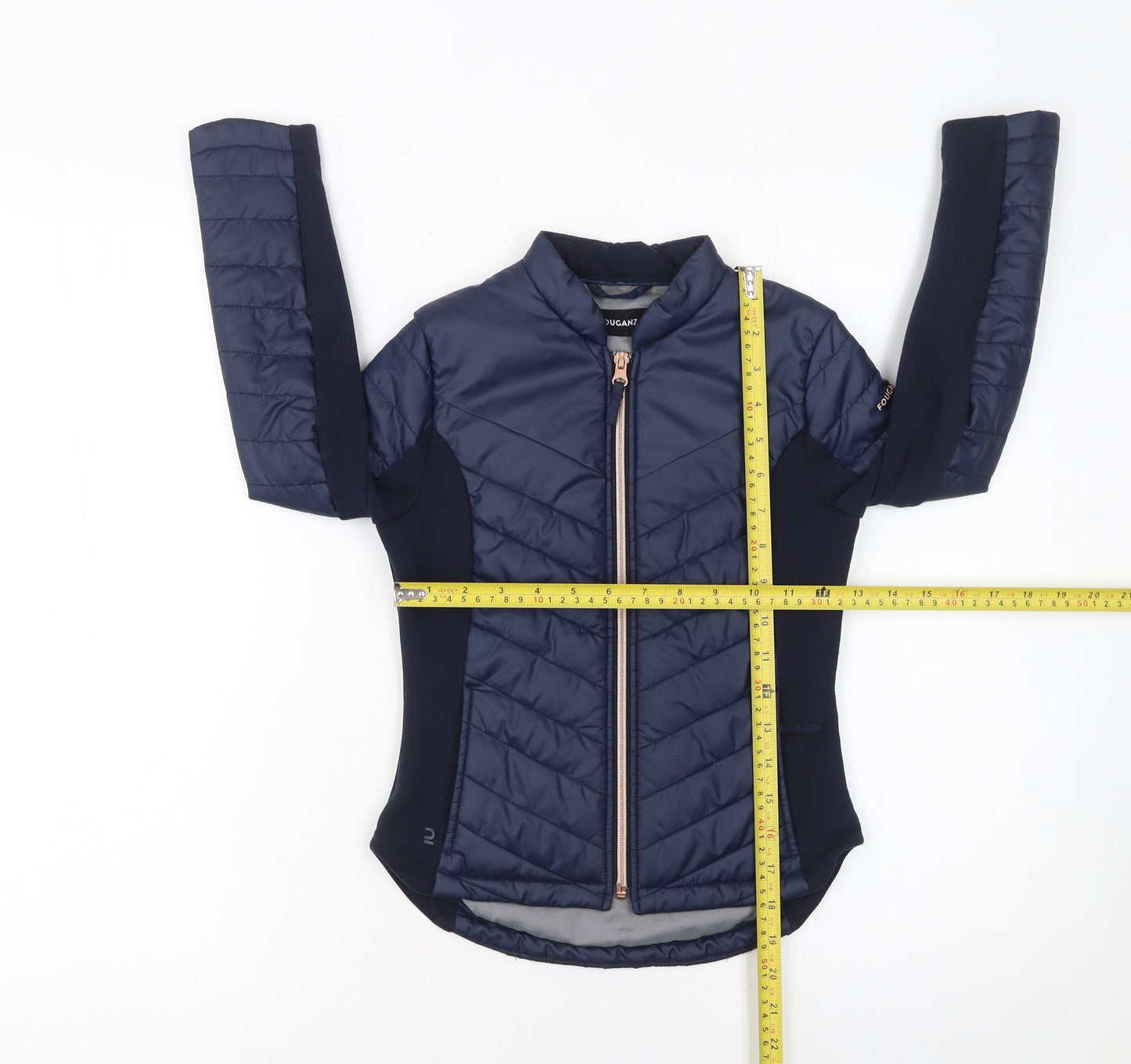 Fouganza Boys Blue 7-8 Years Softshell Riding Jacket - Lightweight Zip Activewear