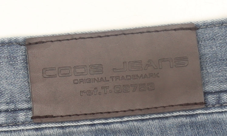 Code Jeans Men's Blue Straight Leg Denim Jeans Size 46