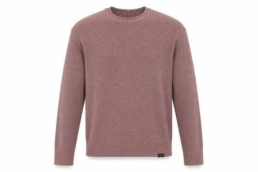 Hollister Men's Brown Cotton Crew Neck Pullover Jumper Size S