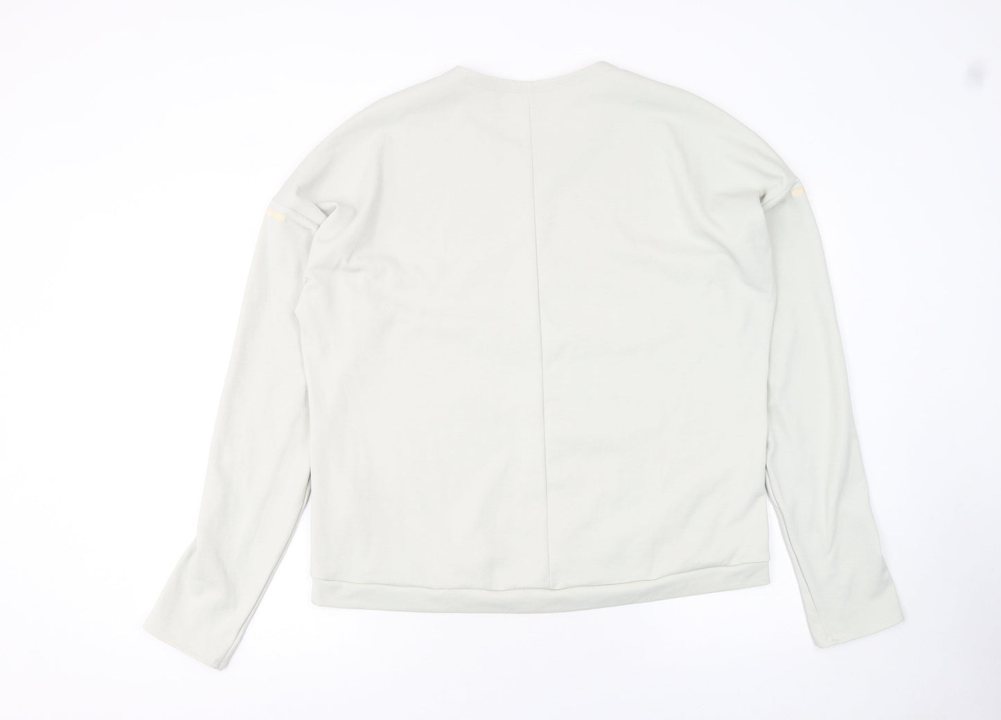 Adidas Women’s White Climalite Running Top XL Long Sleeve Sports Tee