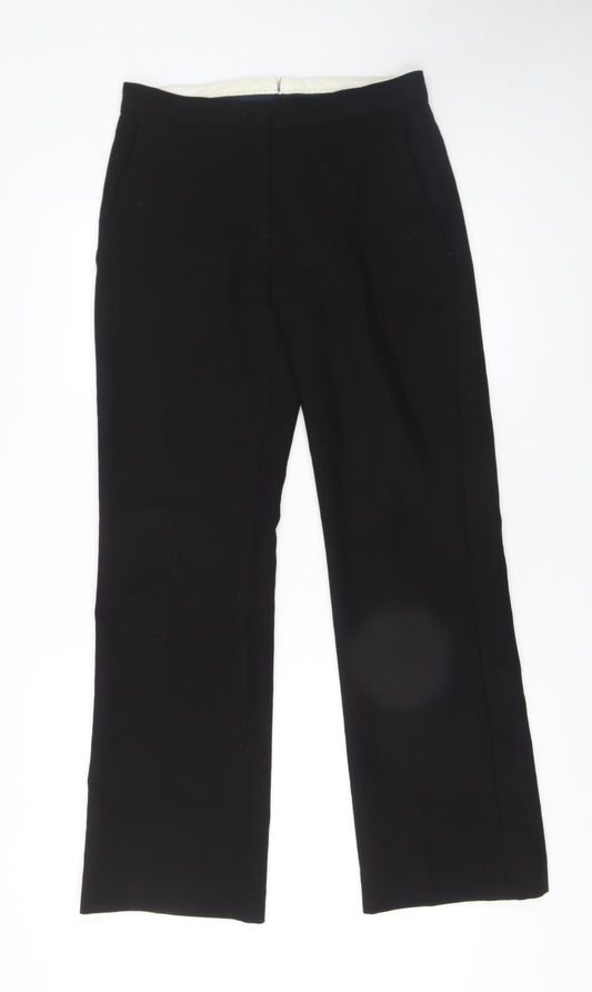 Jigsaw Women’s Black Size 8 Straight Leg Dress Trousers