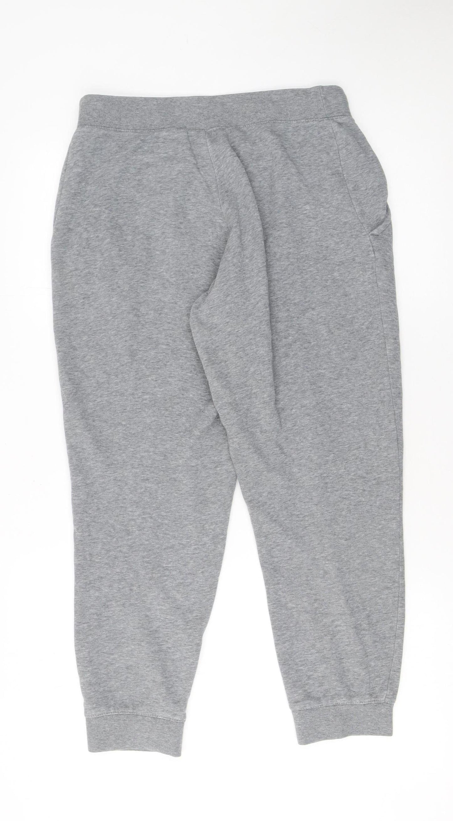 Nike Boys Grey XL Jogger Sweatpants 156-166cm Elastic Waist Pockets