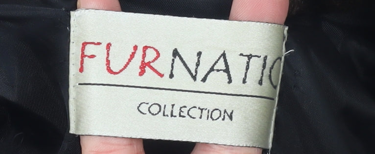 Furnatic Collection Women's Brown Faux Fur Overcoat Size S