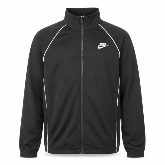 Nike Men's Black XS Track Jacket Full Zip Athletic Polyester