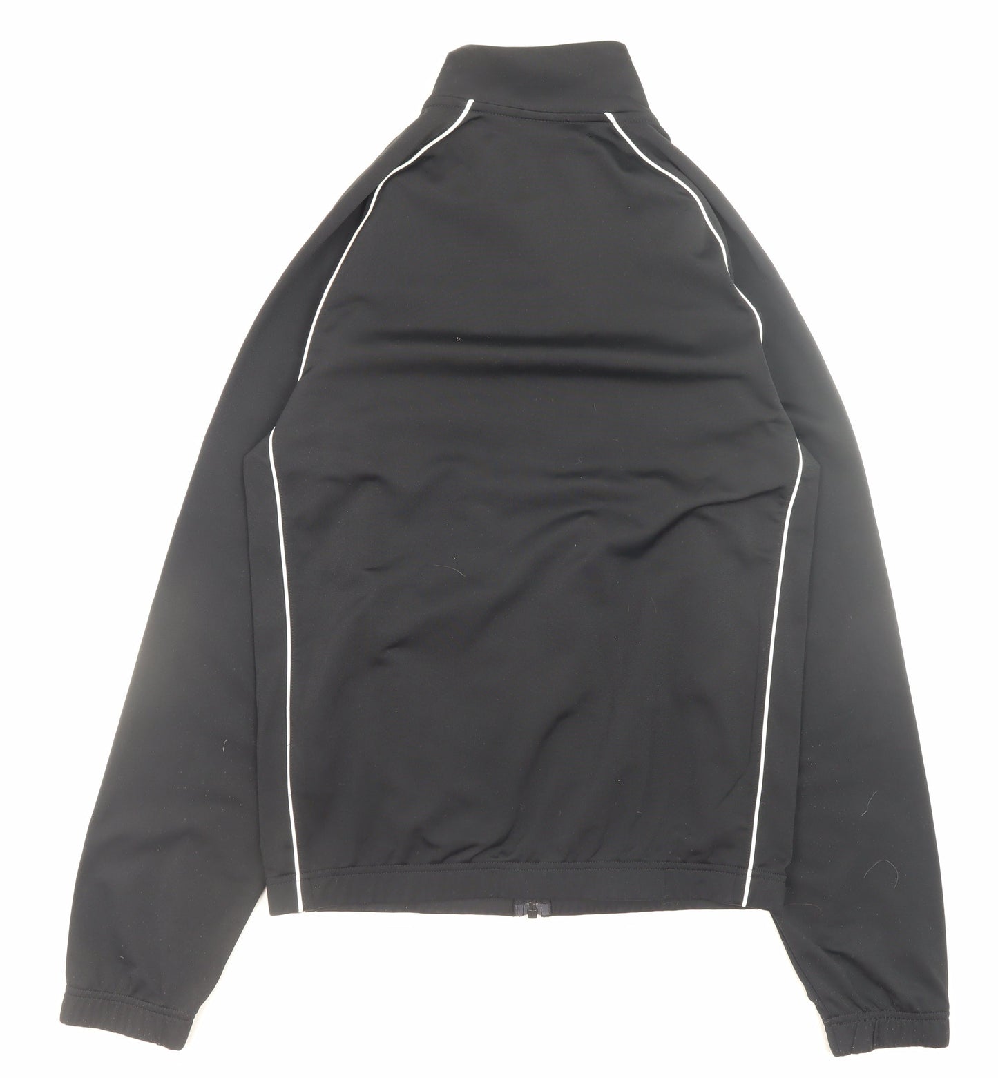 Nike Men's Black XS Track Jacket Full Zip Athletic Polyester