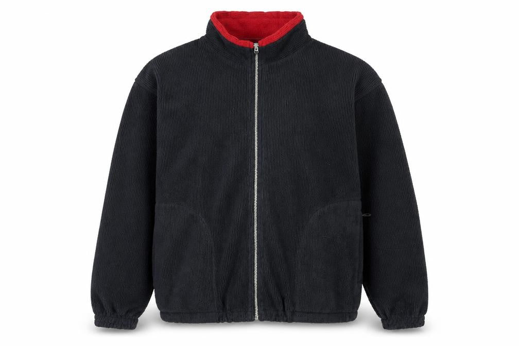 Antartex Men’s Black Fleece Full Zip Jacket Size S Winter Warm Outdoor