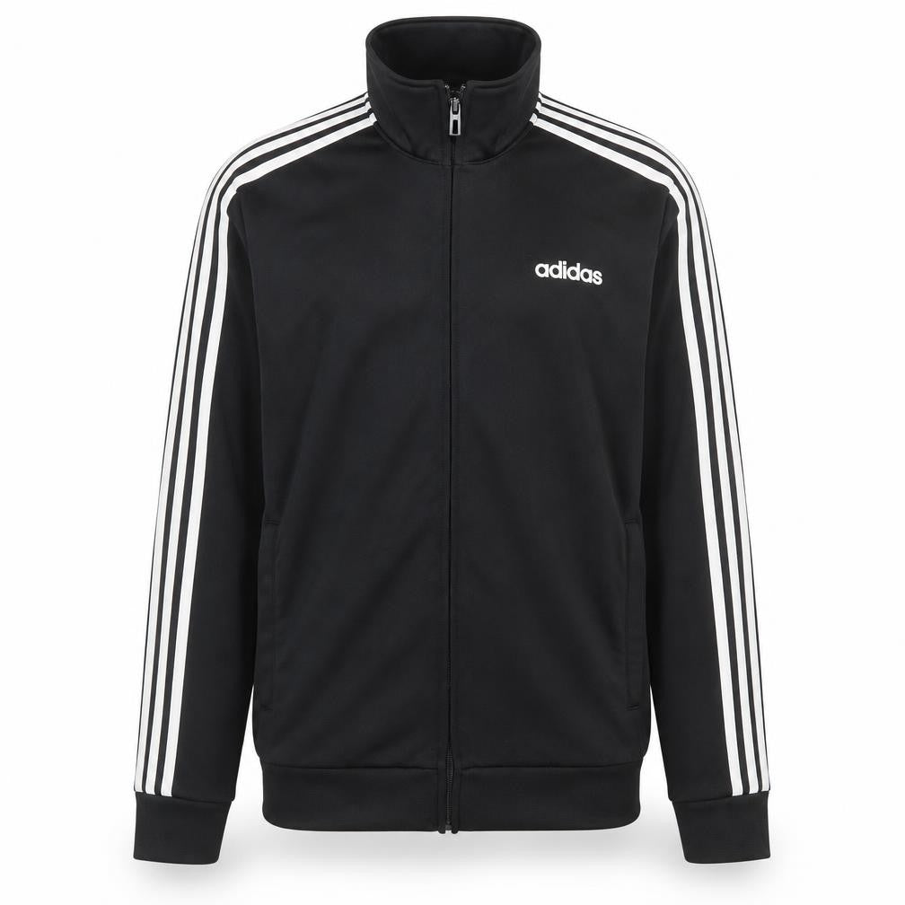 Adidas Mens Black Small Full Zip Basic Jacket Sportswear