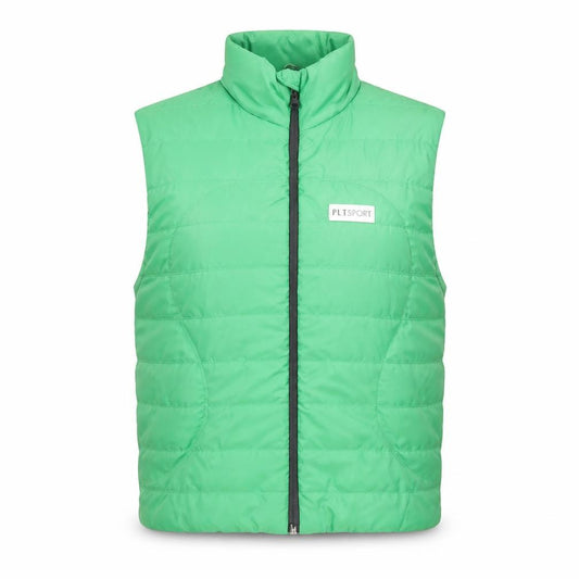 PrettyLittleThing Women's Green Puffer Waistcoat Size 12