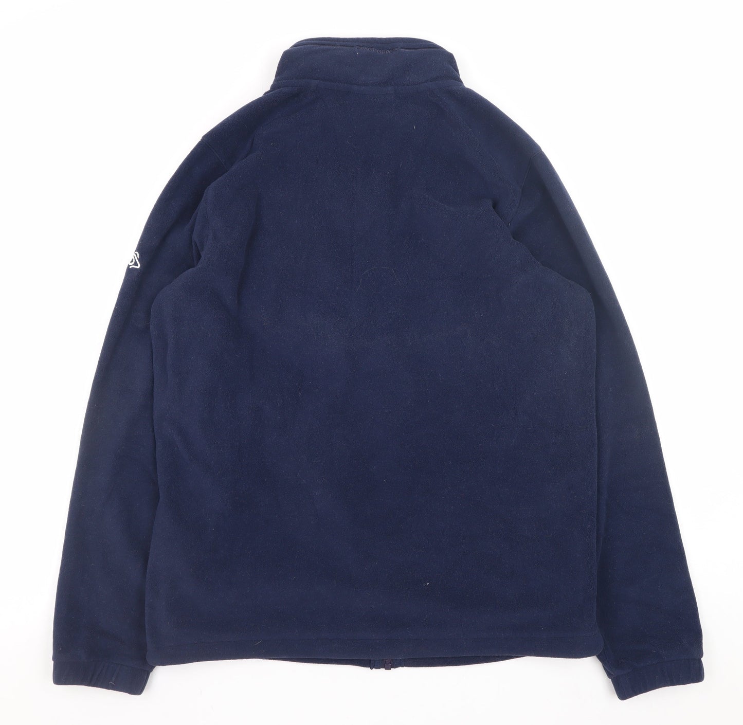 Craghoppers Women's Blue Fleece Jacket UK 12 Full Zip Outdoor