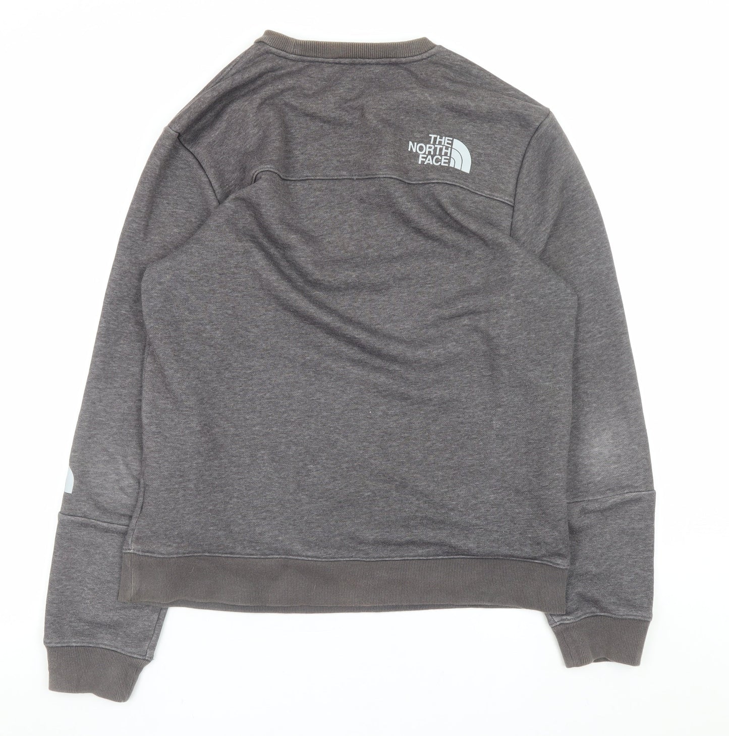 The North Face Men's Grey Crew Neck Sweatshirt M Regular Fit