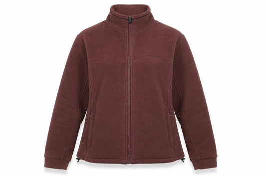 Craghoppers Women's Brown Fleece Full Zip Jacket Size S