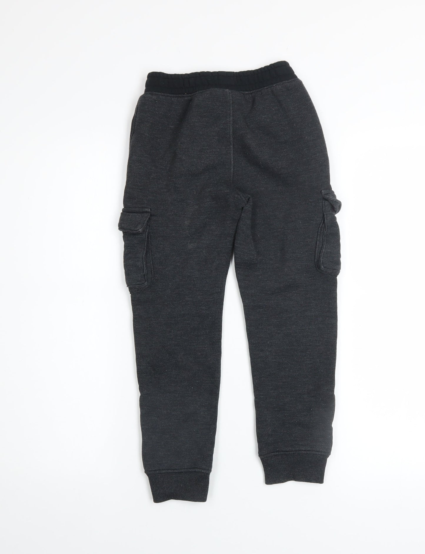 Under Armour Boys Black 5-6 Years Jogger Sweatpants with Cargo Pockets