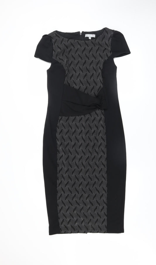 Marks and Spencer Women’s Black Size 10 Sheath Knee Length Work Dress