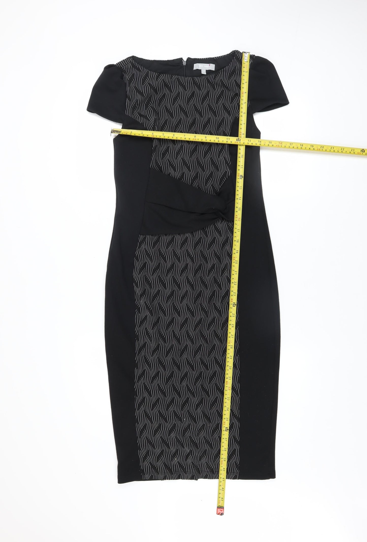 Marks and Spencer Women’s Black Size 10 Sheath Knee Length Work Dress