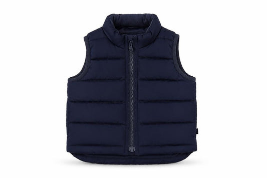Baby Gap Unisex Blue Puffer Waistcoat 18-24 Months Water Resistant