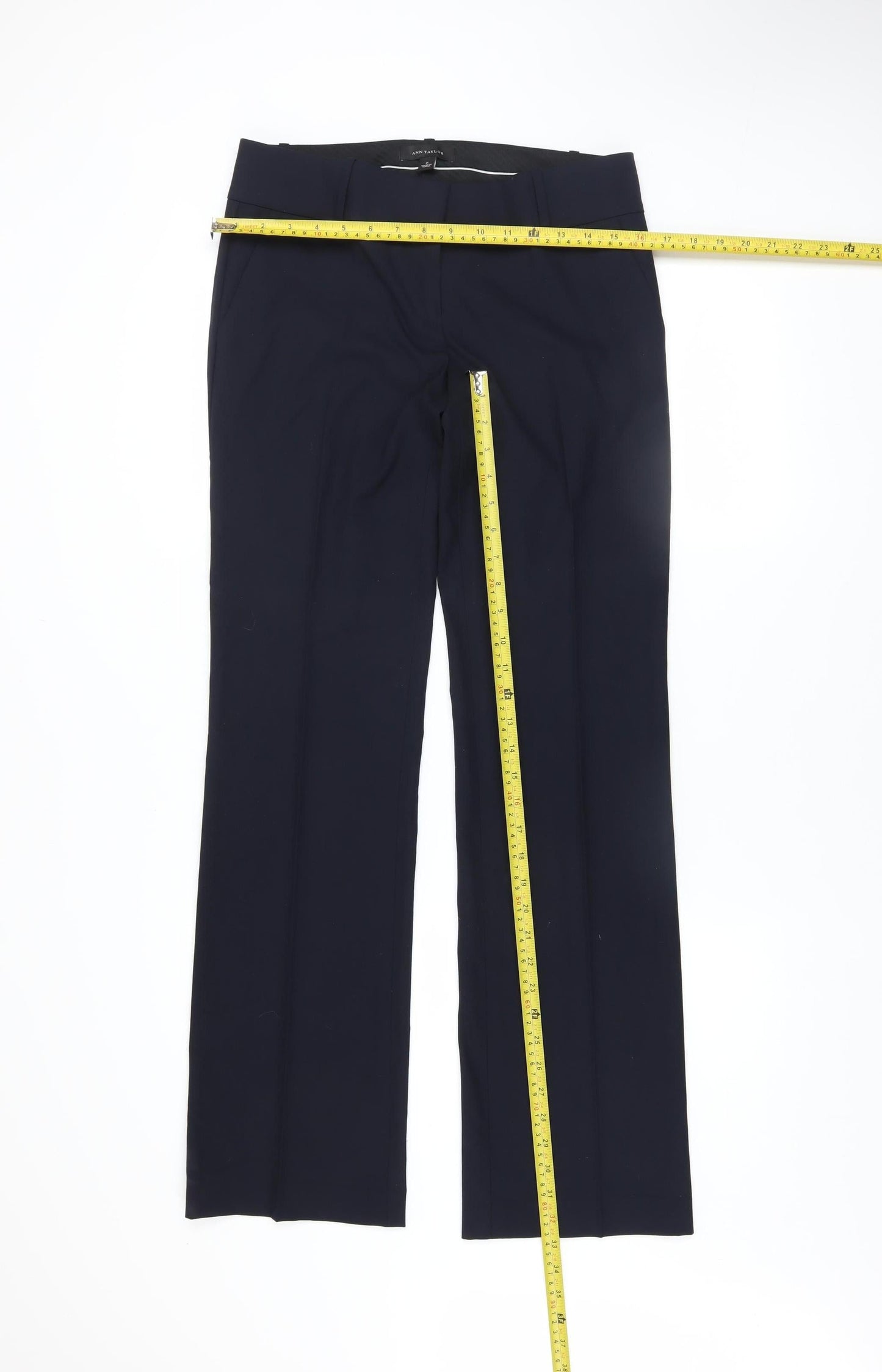 Ann Taylor Women's Blue Dress Pants Size 6 Slim Fit Trouser