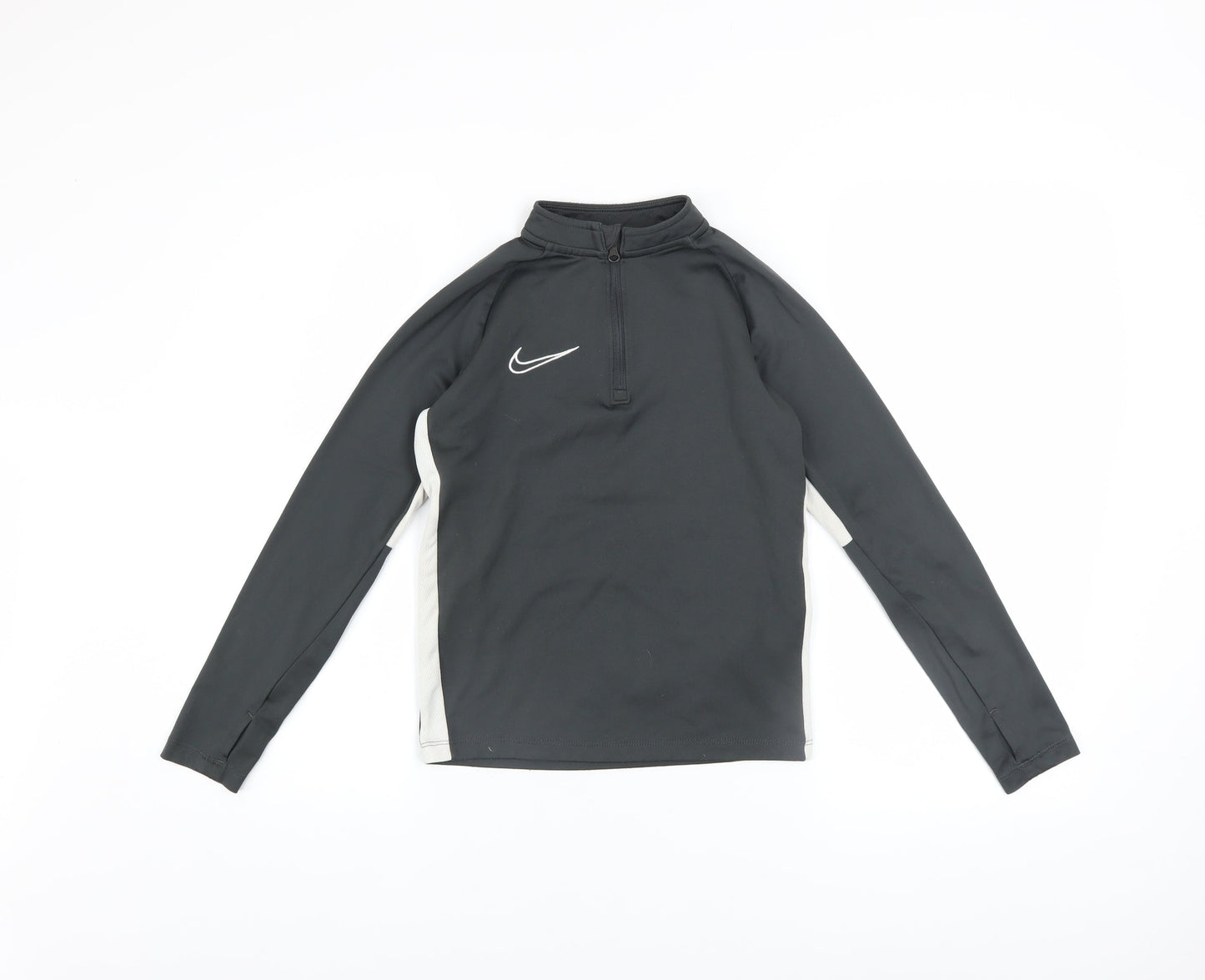 Nike Boys Black Dri-FIT XS 1/4 Zip Pullover Sweatshirt