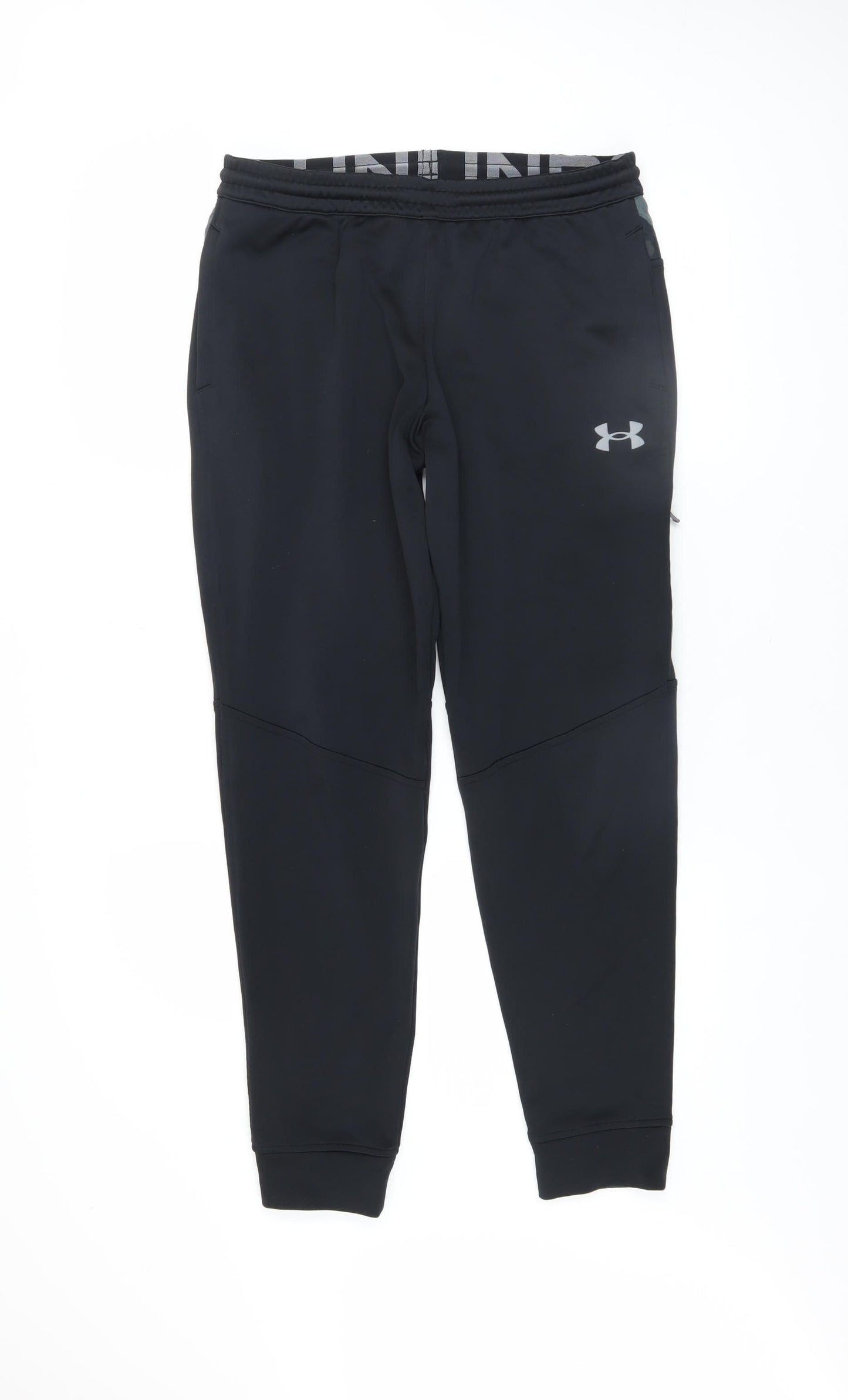 Under Armour Boys Black XL Jogger Activewear Trousers with Pockets