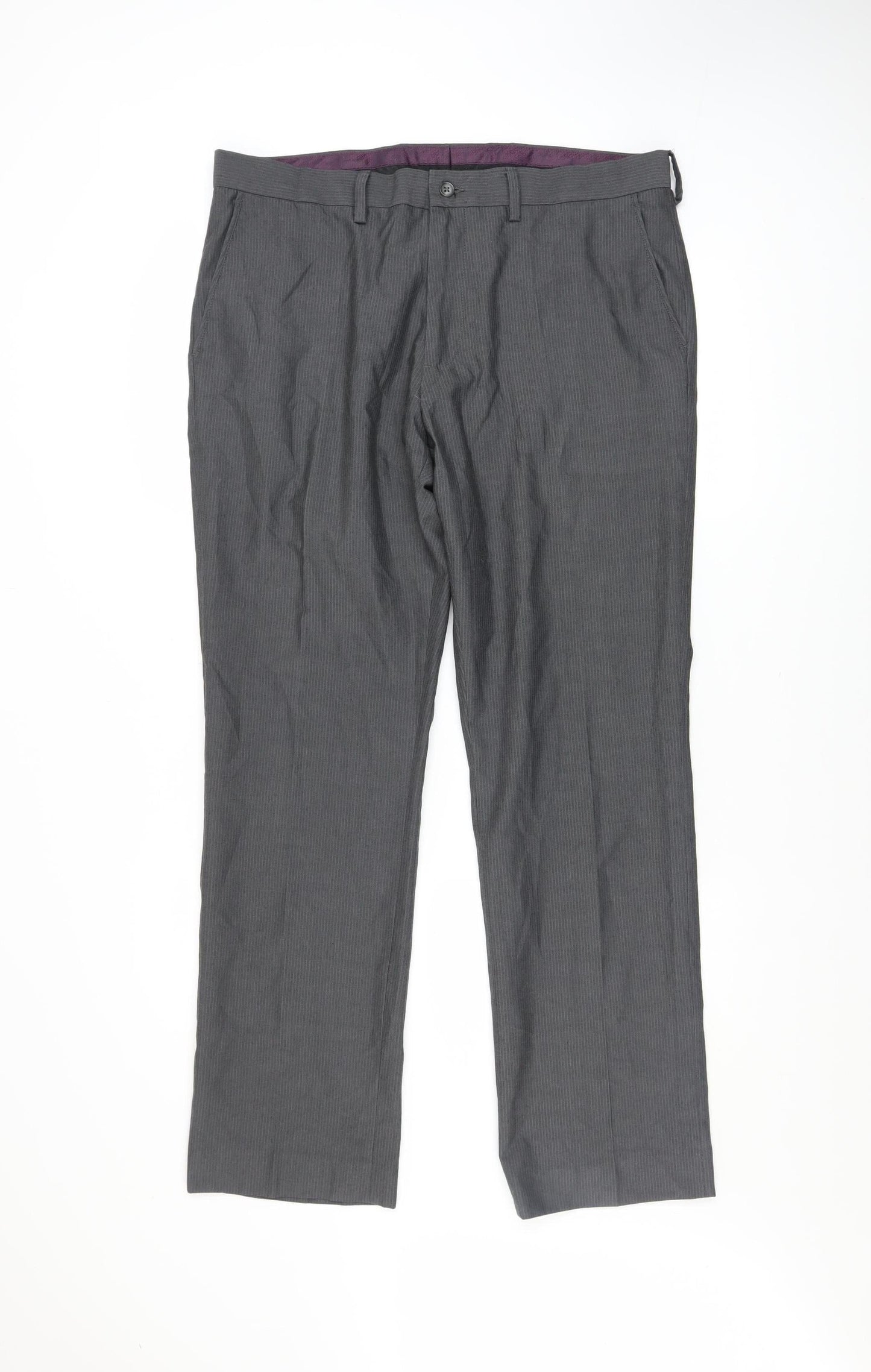 St. Bernard for Dunnes Stores Men's Grey 36L Dress Pants