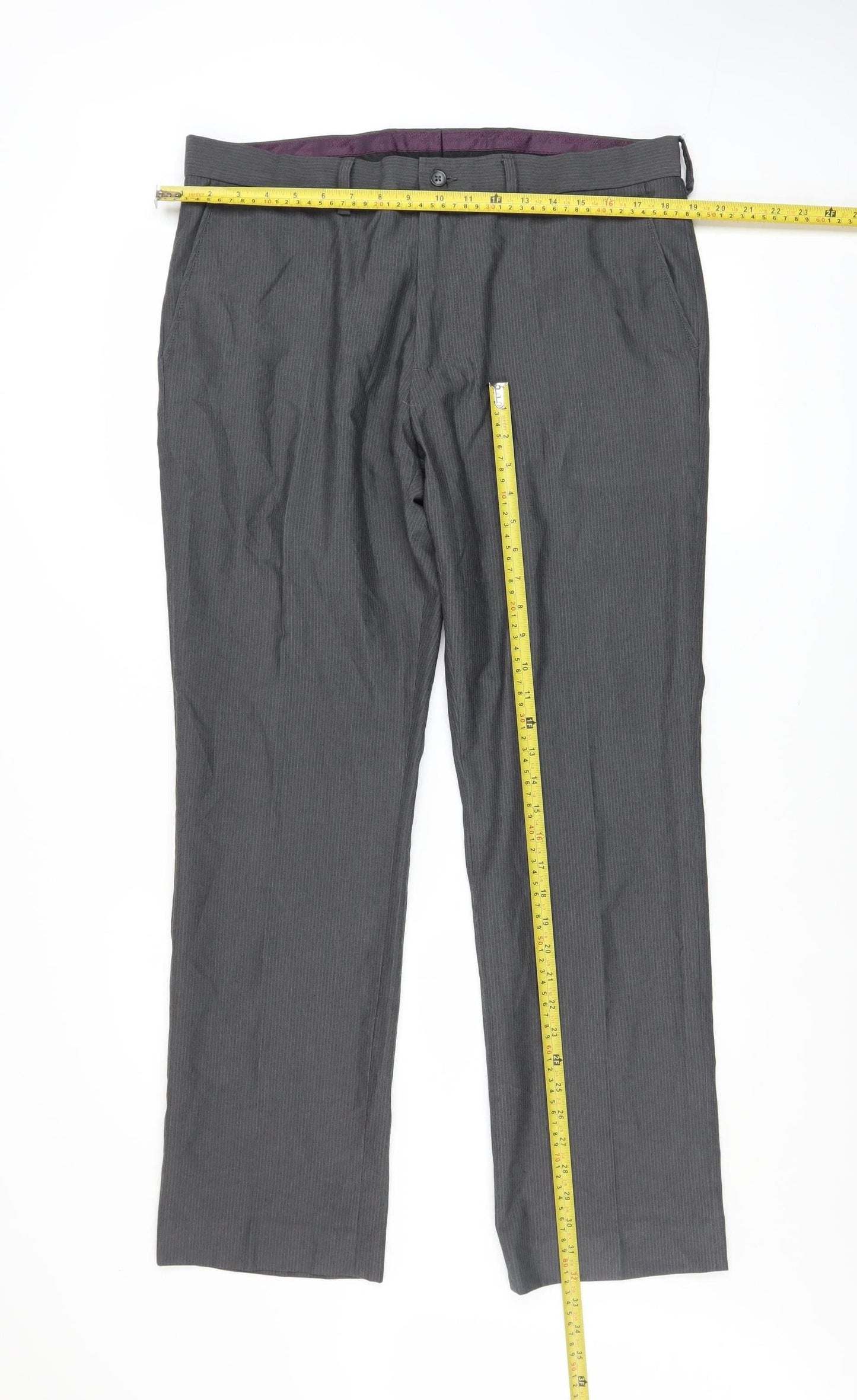 St. Bernard for Dunnes Stores Men's Grey 36L Dress Pants