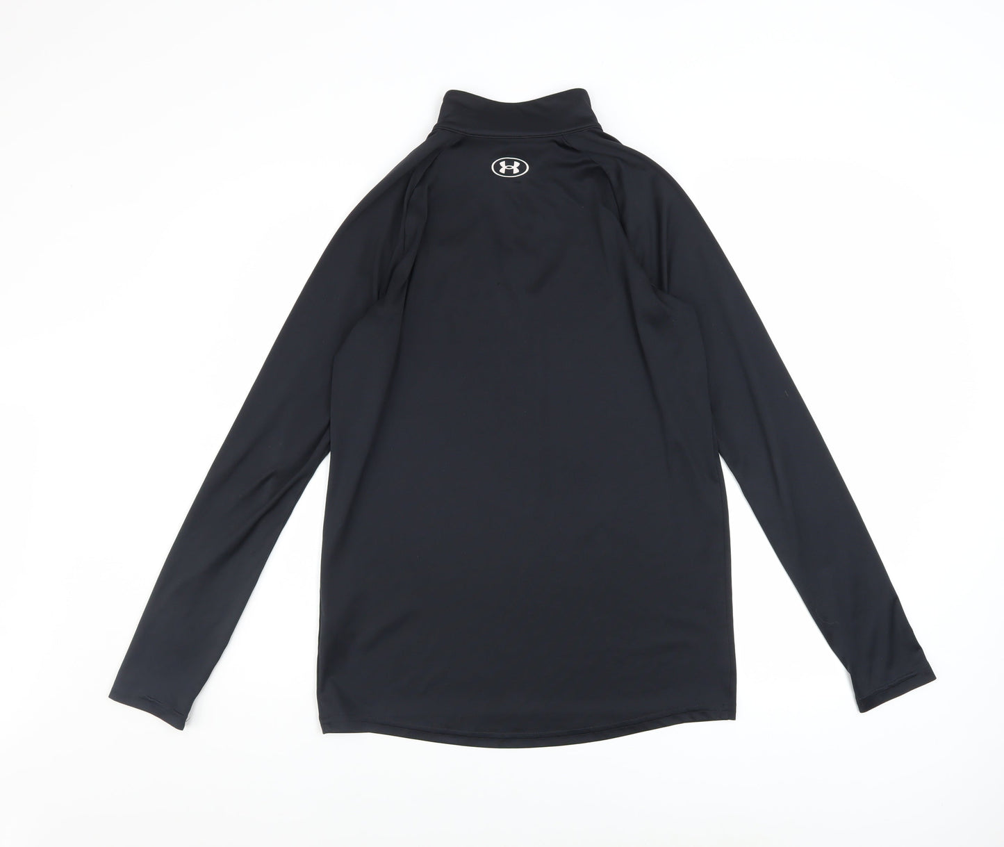Under Armour Boys Black XL Half Zip Sweatshirt Lightweight Training Top