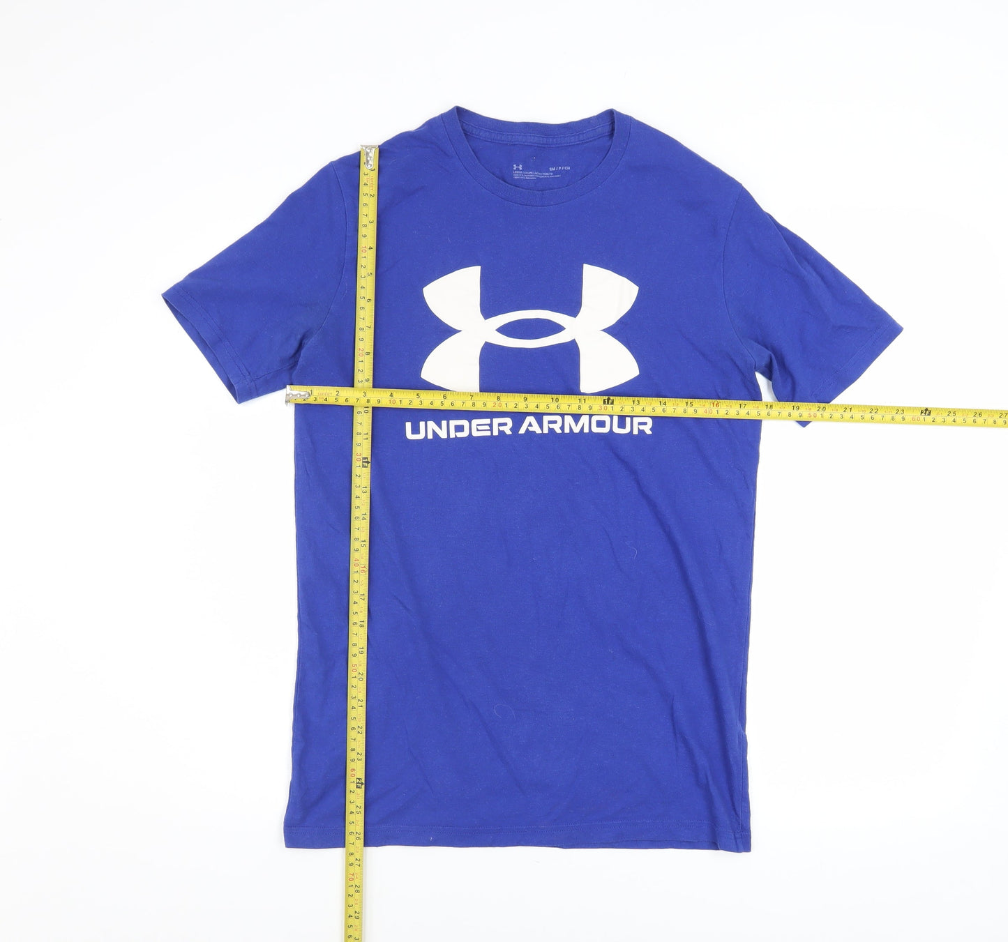 Under Armour Men's Blue Short Sleeve Crew Neck Sports T-Shirt Size S
