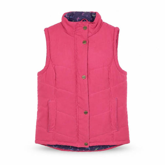Marks and Spencer Per Una Pink Padded Women's Waistcoat Size 10