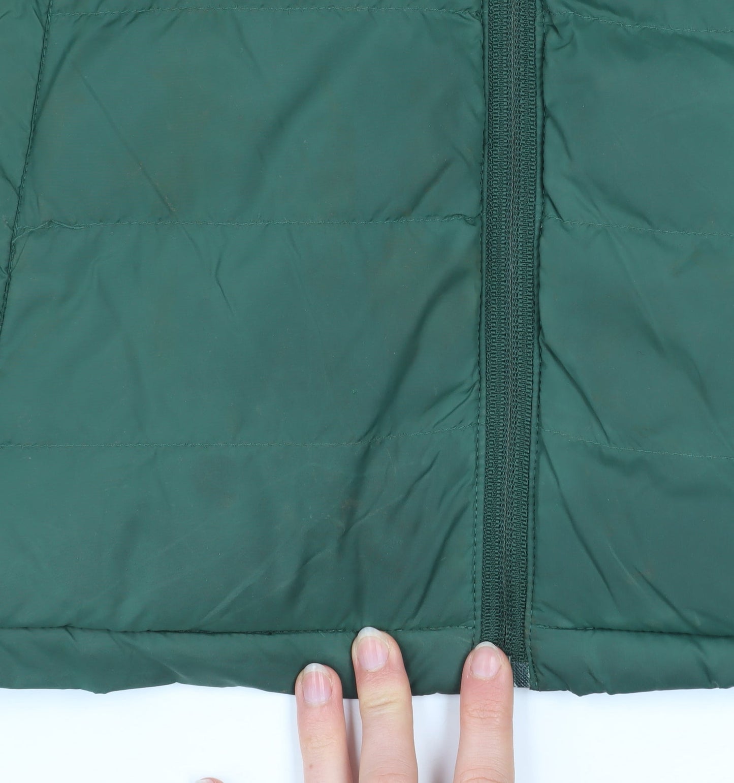 Mountain Warehouse Men's Green Puffer Jacket Size S Hooded Insulated Coat