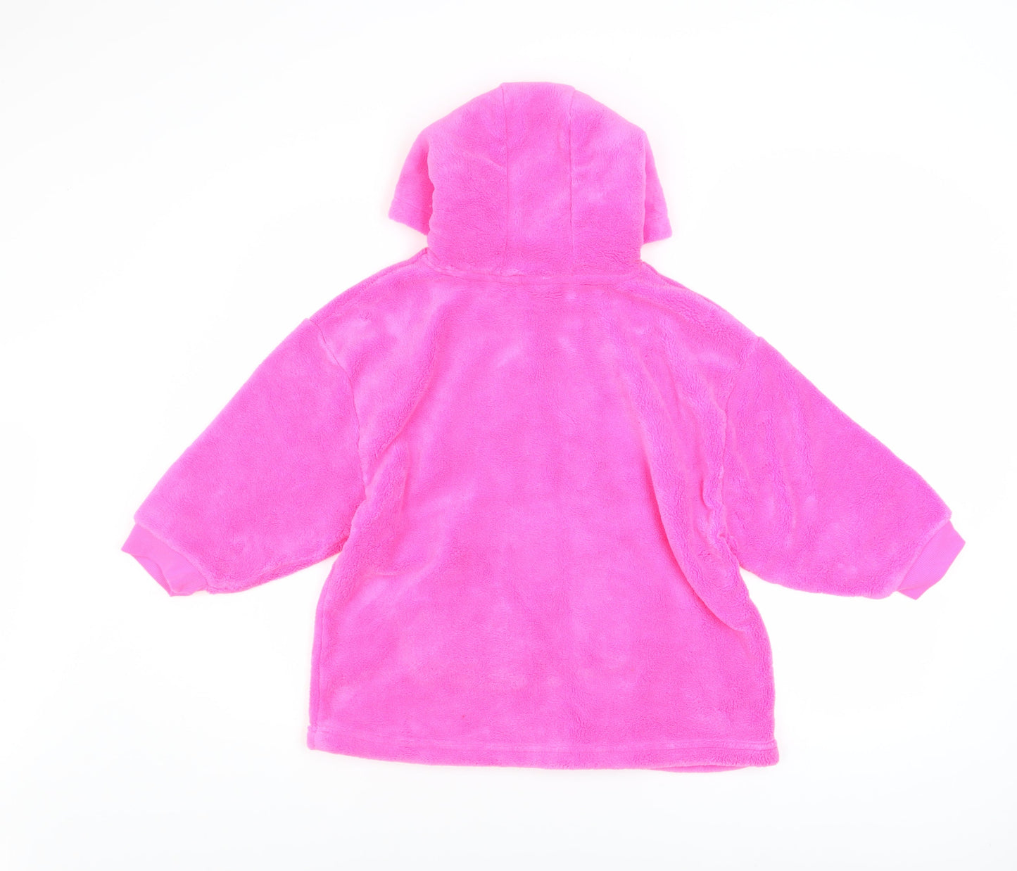 Barbie Girls Pink Hooded Fleece Lounge Set XXS-XS Winter Nightwear