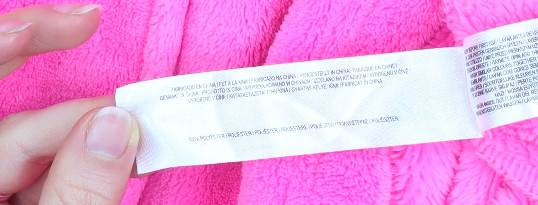 Barbie Girls Pink Hooded Fleece Lounge Set XXS-XS Winter Nightwear