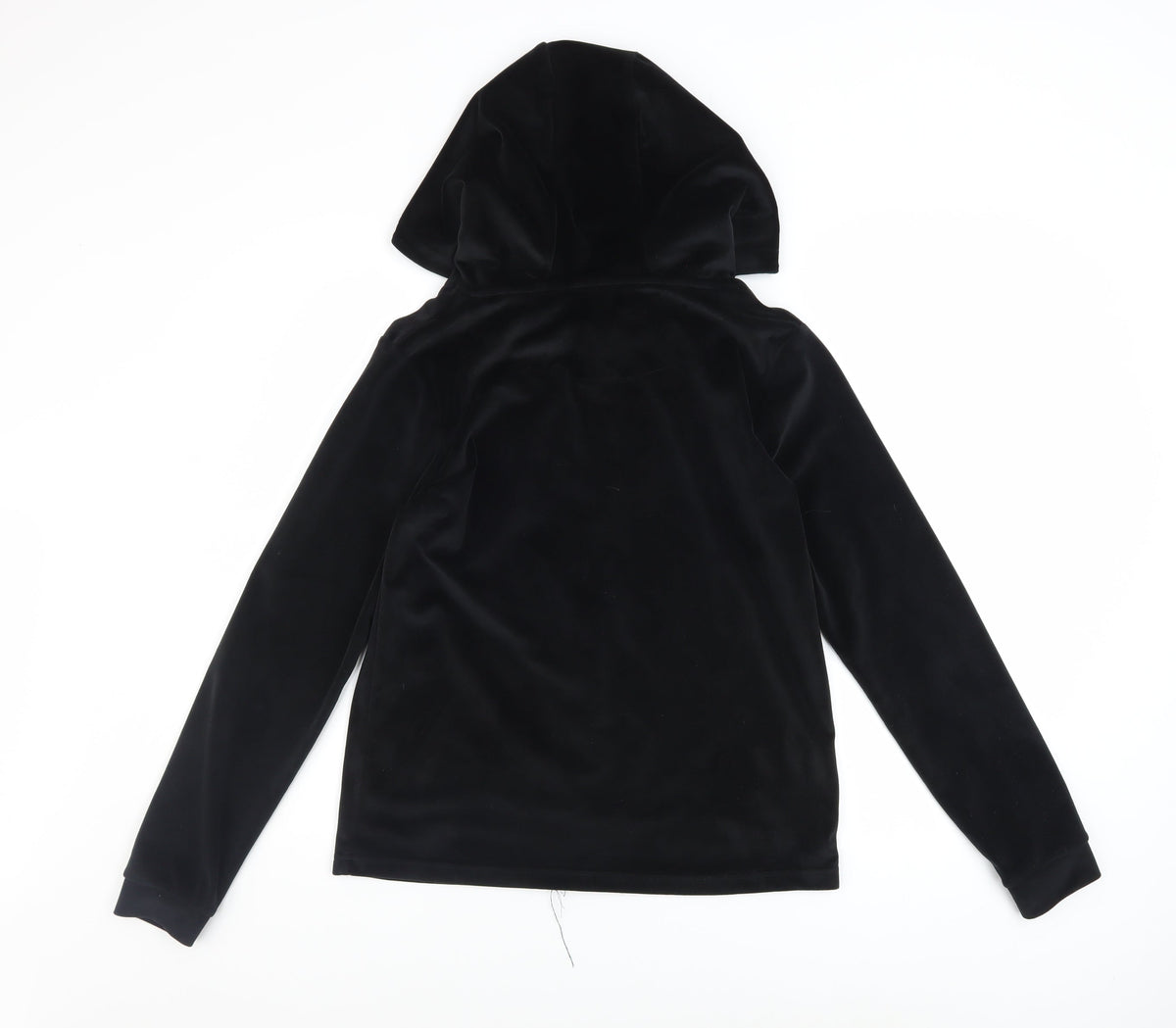 Firetrap Girls Black Full Zip Velvet Hoodie 13 Years