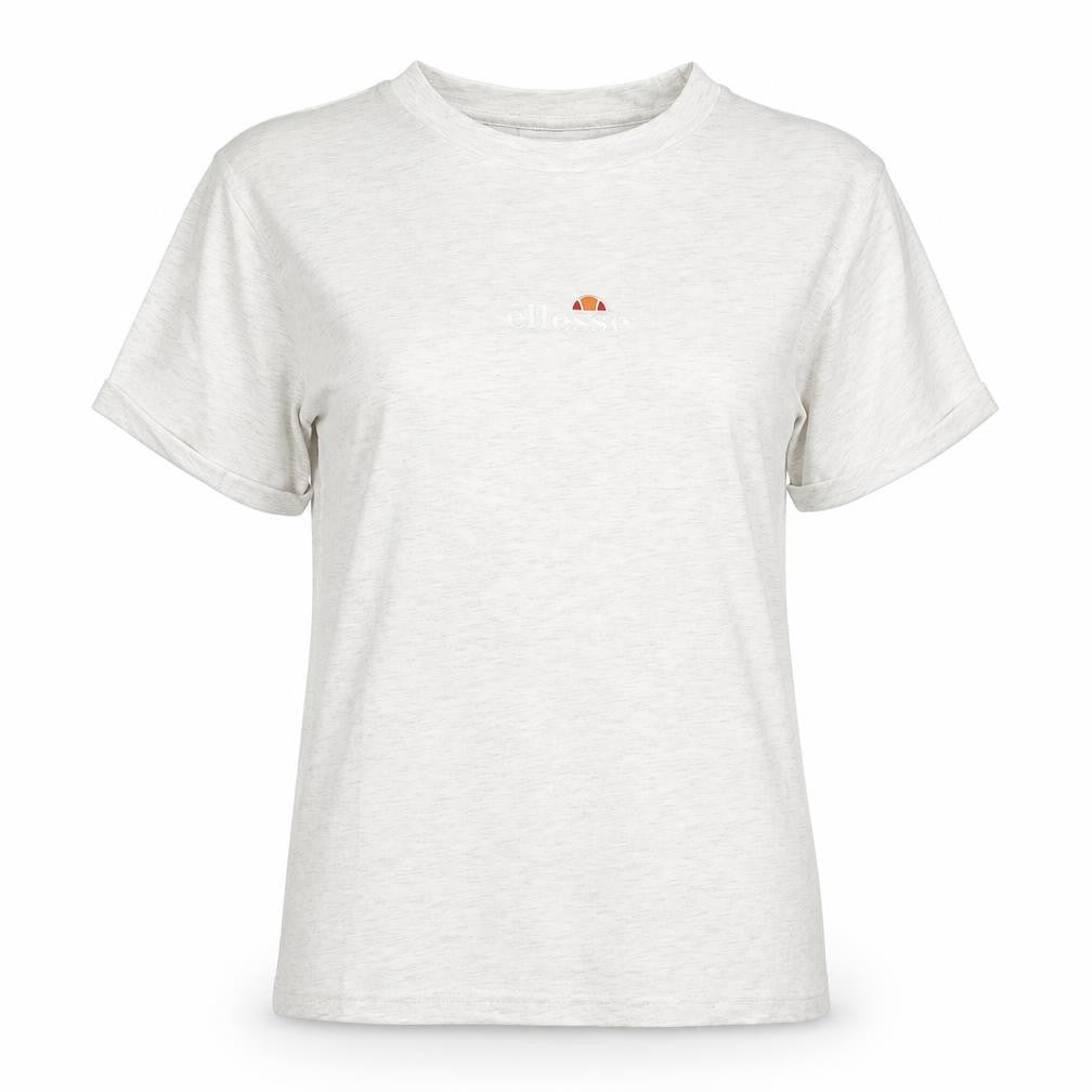 Ellesse Women's White Short Sleeve Basic T-Shirt UK 4