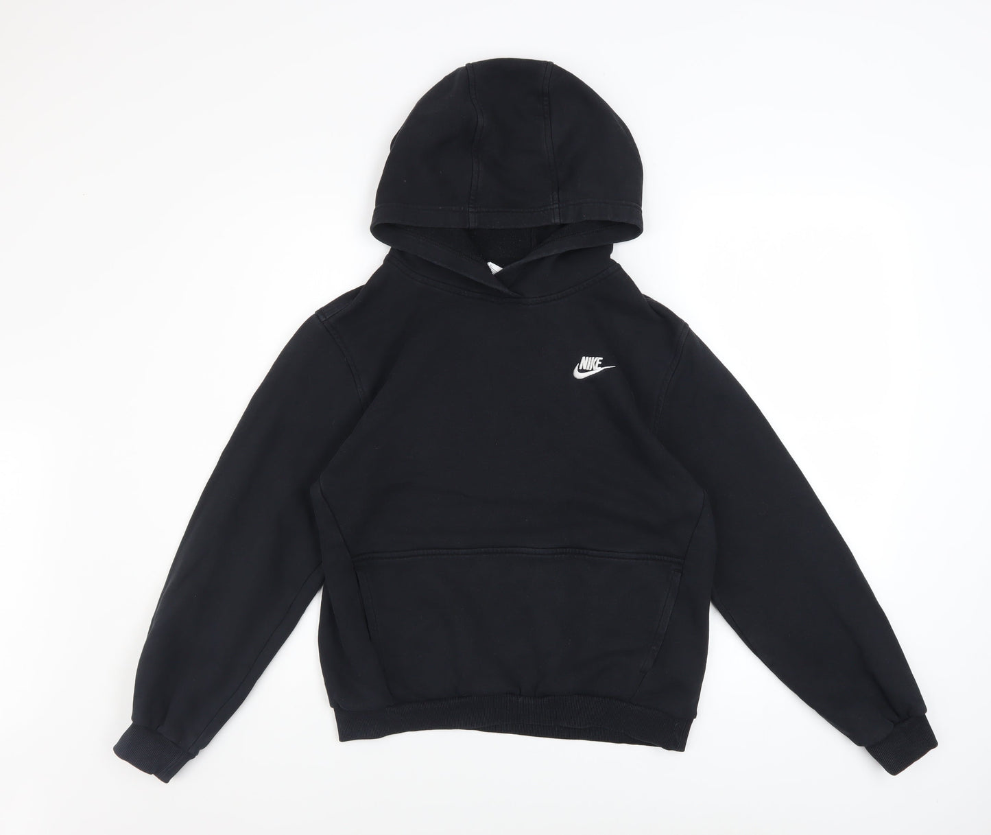 Nike Boys Black XL Pullover Fleece Hoodie Sweatshirt