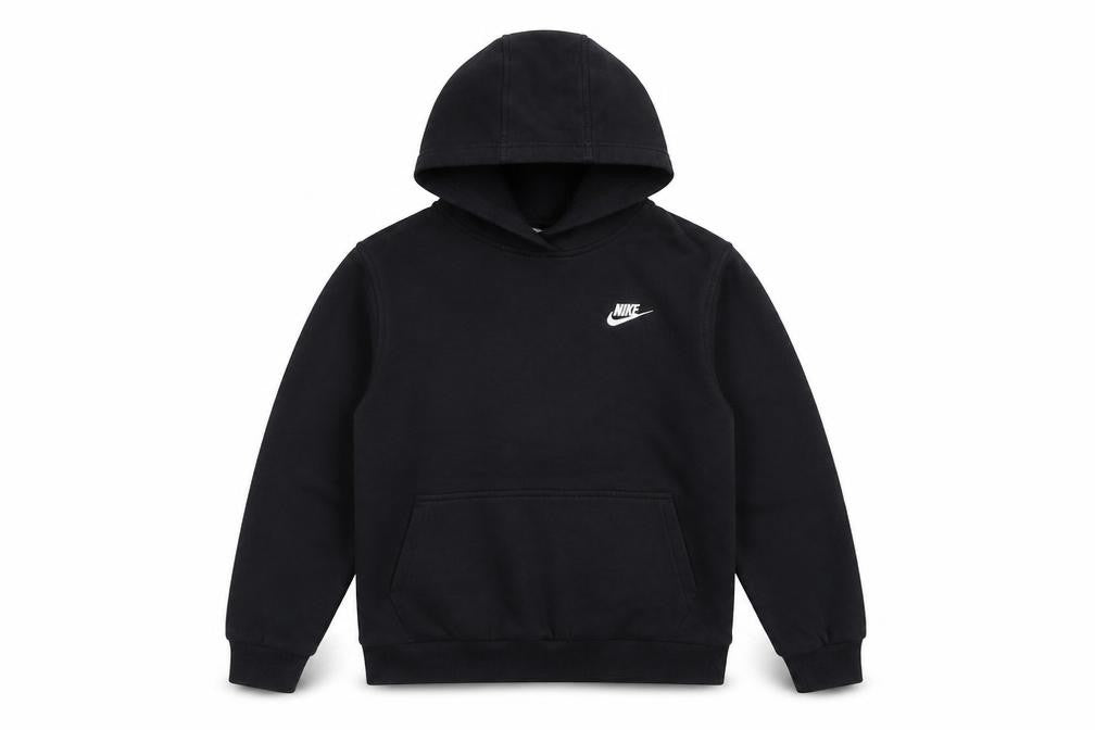 Nike Boys Black XL Pullover Fleece Hoodie Sweatshirt