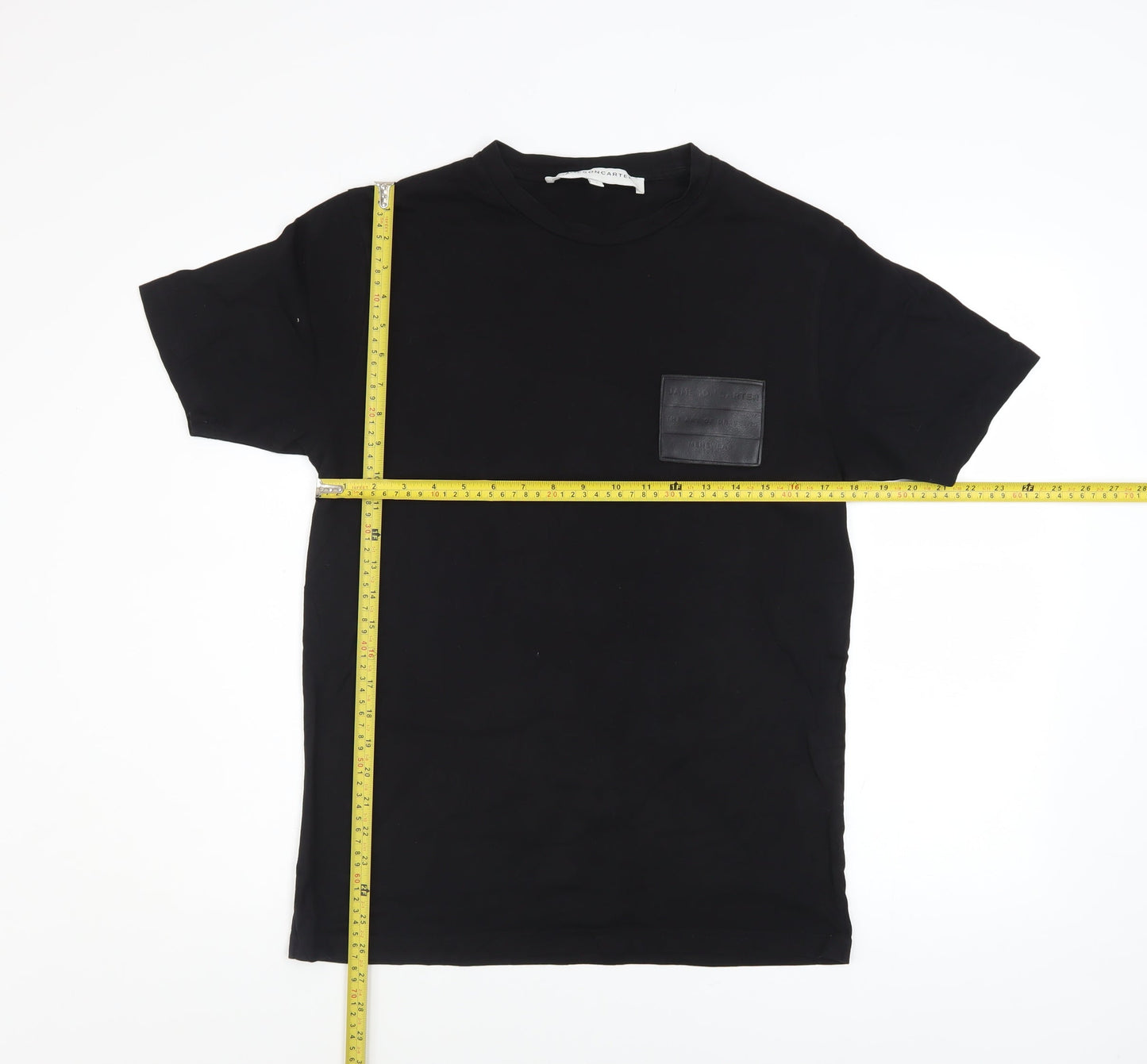 Jameson Carter Men's Black Cotton Crew Neck Short Sleeve T-Shirt Size S