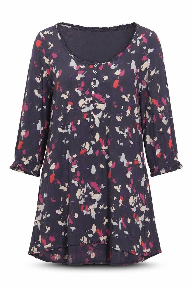 White Stuff Women’s Multicoloured Floral A-Line Knee Length Dress Size 12