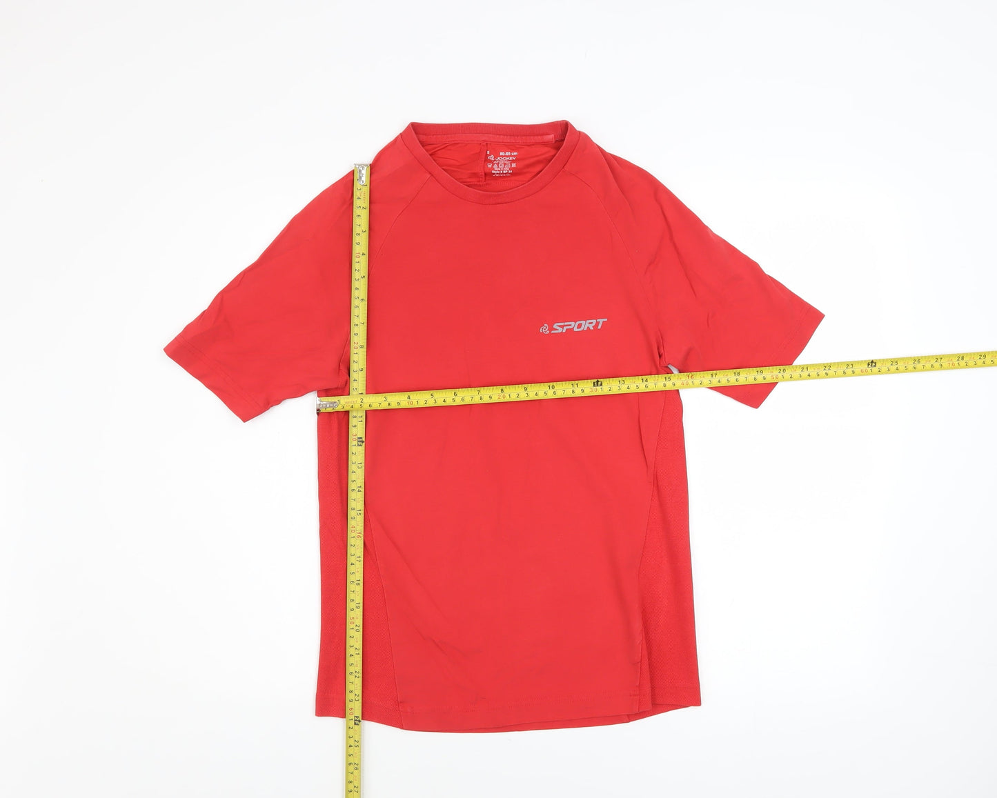 Jockey Men’s Red Sport Performance Athletic T-Shirt Size S