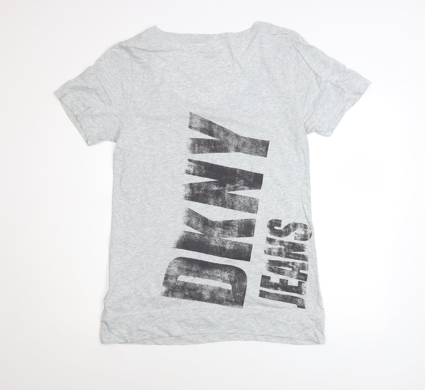 DKNY Jeans Men's Grey Graphic Print T-Shirt Medium