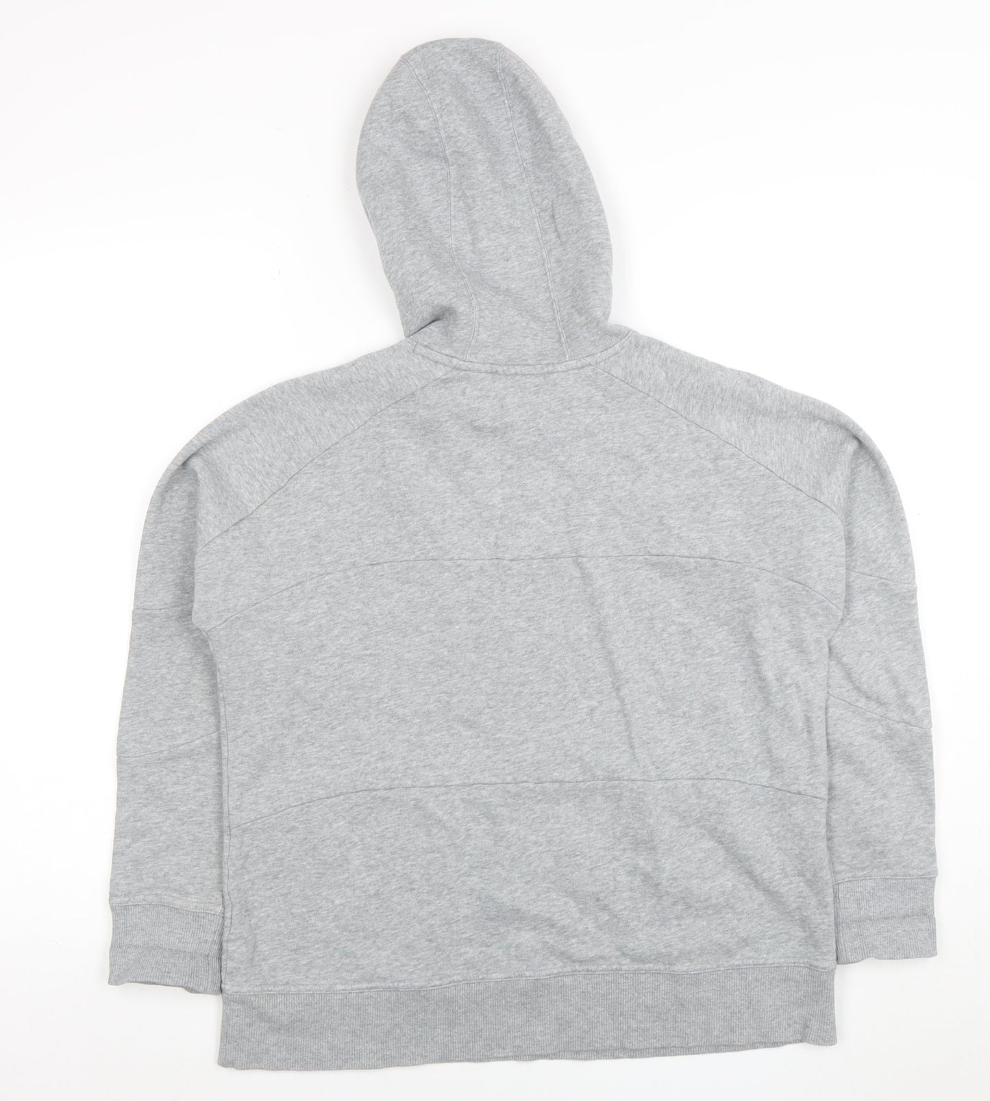 Under Armour Women Grey Loose Fit Pullover Hoodie Small
