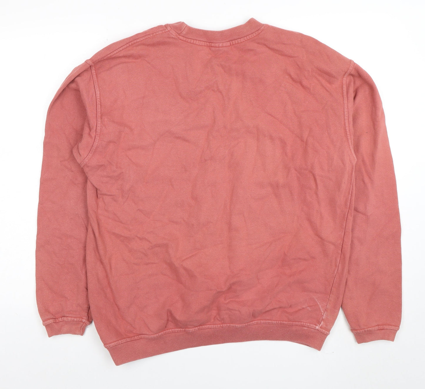 Comfort Colors Men's Pink Graphic Crew Neck Sweatshirt Size S