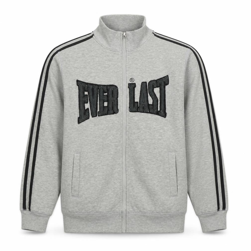 Everlast Men's Grey Full Zip Fleece Sweatshirt Size S