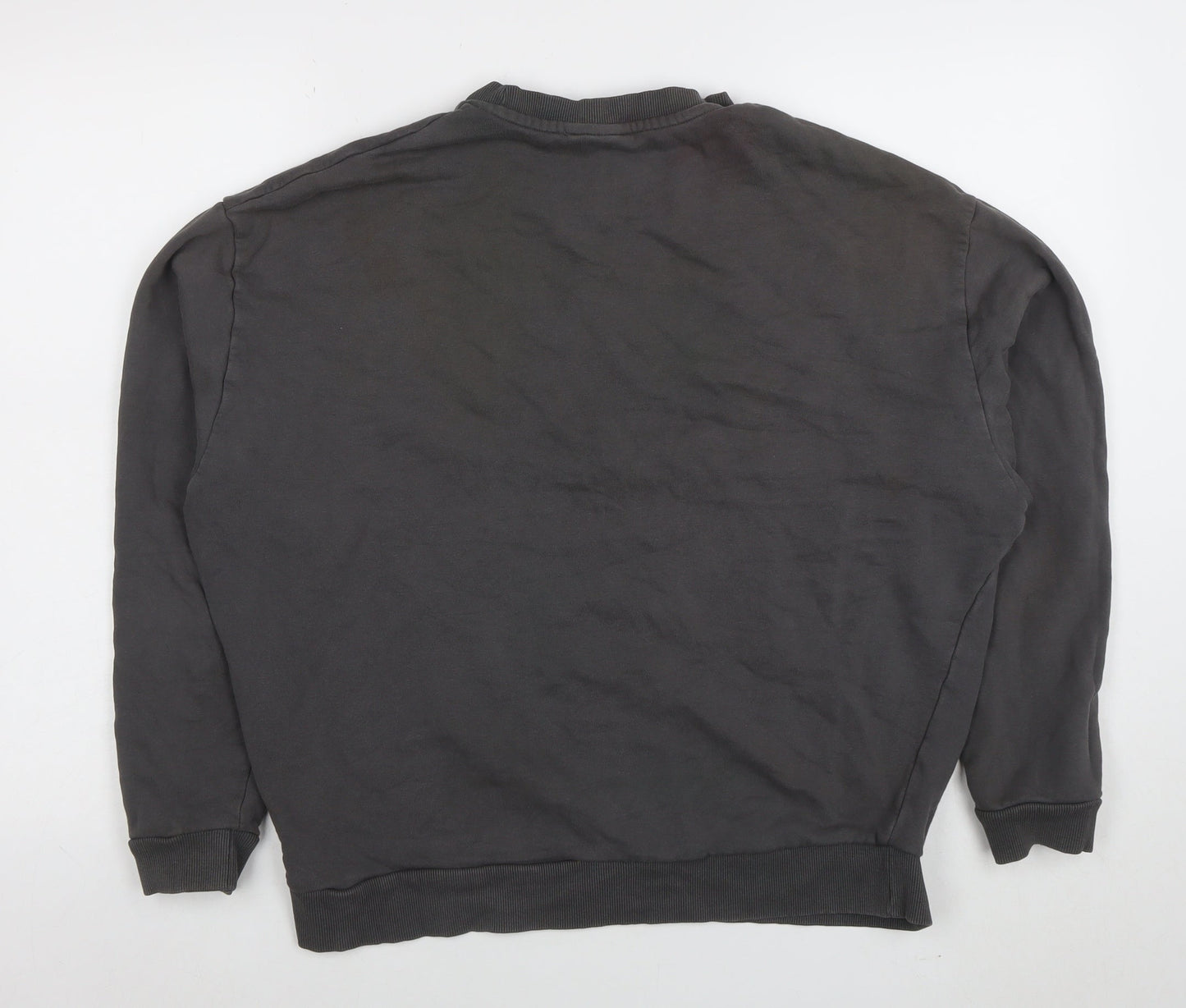 ASOS Design Womens Black Mindful at Midnight Graphic Pullover Sweatshirt M