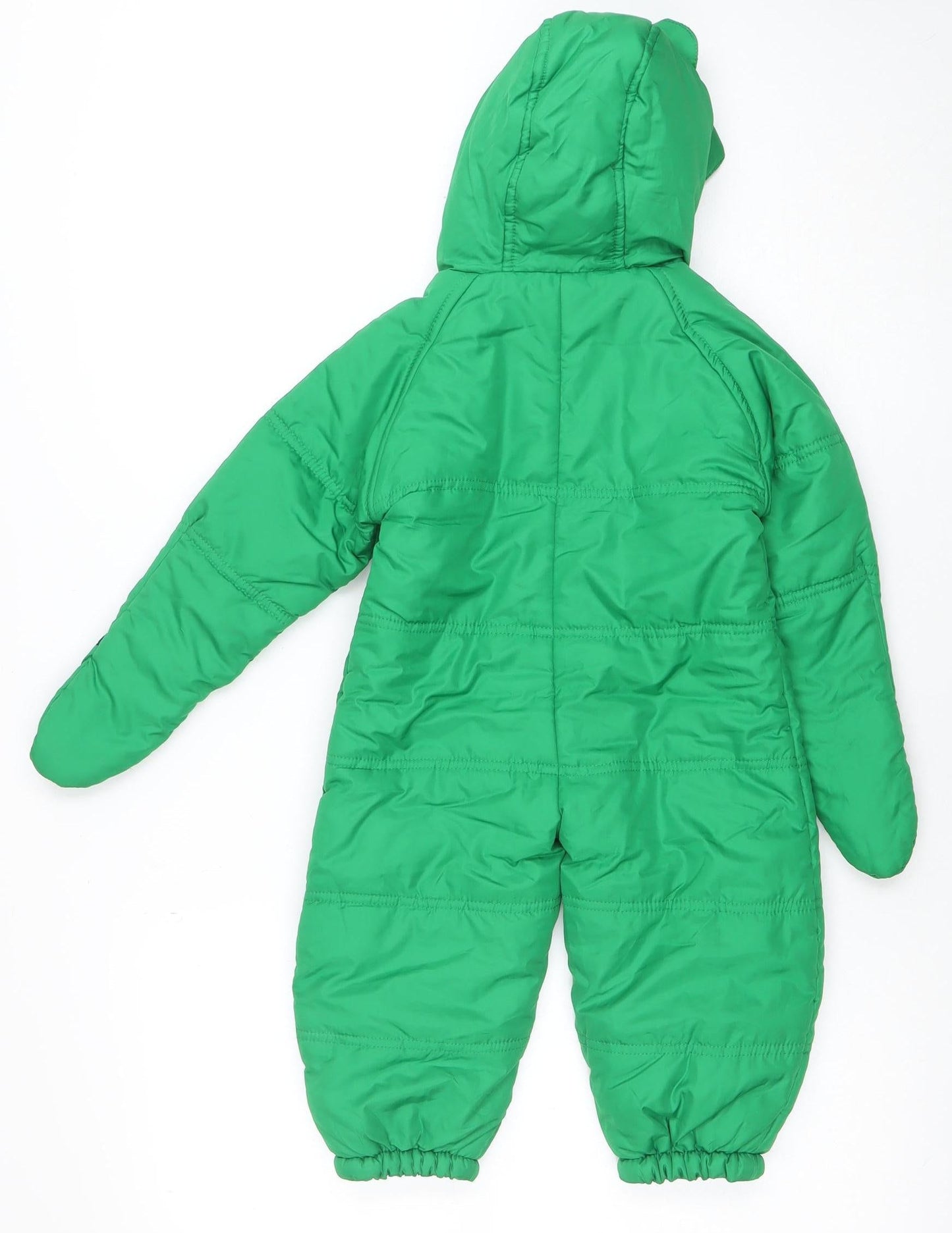 Regatta Unisex Baby Green Snowsuit 6-12 Months Hooded Winter Puffer